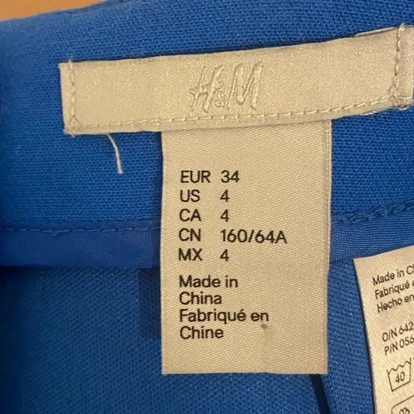 H&M Royal Blue Skirt - Picture 4 of 4